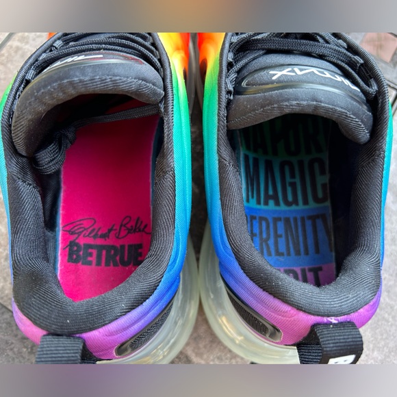Nike Air Max 720 Robert Blake Pride Rainbow Sneakers - Mens Size 9 CJ5472-900 - Picture 3 of 6